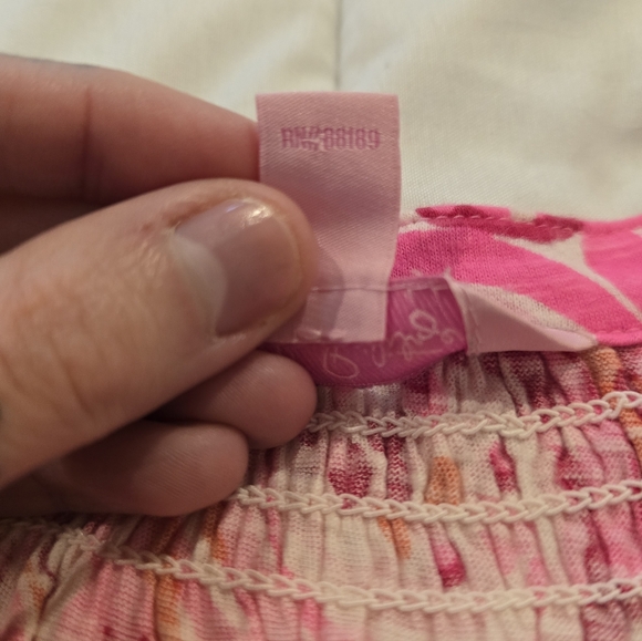 Lilly Pulitzer Womens Essie Tank Top Pink Pout Mango Salsa Size XXS - Picture 9 of 12